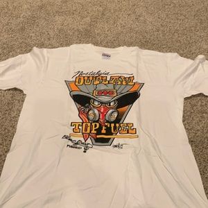 Vintage Hanes beefy top fuel shirt